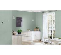 Rasch non-woven wallpaper fabric texture plain light green silver 844412 (4,31£/