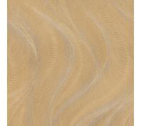 Rasch Opulenza Wave Textured Vinyl Wallpaper with Metallic Elements Perfect for Feature Walls Elegan Living Rooms Minimalistic Bedroom Gold Metallic 659641