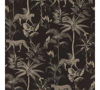 Rasch Wallpaper 409031 Exotic Cheetah – Black and Gold