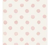 Rasch paperhangings Non Woven Wallpaper (Grafisch) Rosa White 10,05 m x 0,53 m Bambino XIX 252019 , Pink