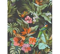Rasch Paradise Birds Black Multi Wallpaper, Multi