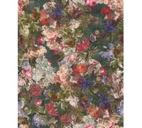 Rasch Passepartout Floral Green Wallpaper 605662