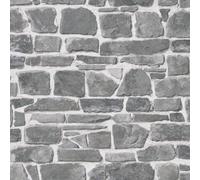 Rasch Portfolio Stone Brick Wall Wallpaper
