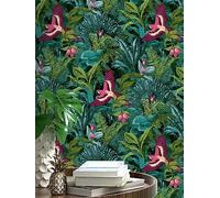Rasch Portfolio Wallpaper - Tropical Rainforest Green