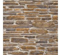 Rasch Realistic Brick Slate Stone Wall Wallpaper Paste The Wall Vinyl Modern