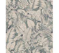 Rasch Rio Tropical Sketch Green Wallpaper