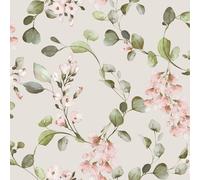 Rasch Rosalie Floral Wallpaper in Cream Rasch Cream