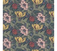 Rasch Salisbury Floral Wallpaper Navy 552577 10?m Roll Vintage Botanic Design