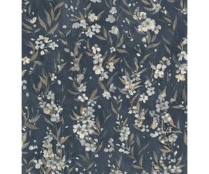 Rasch Sereneity Cherry Blossoms Floral Trail Classical White Beige Grey Blue Wallpaper
