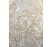 Rasch Sienna Damask Beige Gold Textured Wallpaper 539059