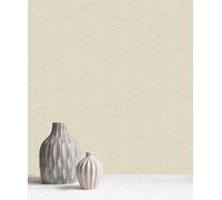 Rasch Silver Birch Luxury Textured Plain Wallpaper - Neutral / Gold