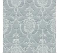 Rasch Silver White Damask Medallion Vinyl Wallpaper Floral Scroll Feature Wall