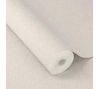 Rasch Simple Plain Small Linen Beige Grey Wallpaper