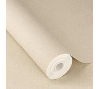 Rasch Simple Plain Small Linen Beige Wallpaper