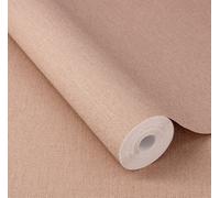 Rasch Simple Plain Small Linen Pink Wallpaper