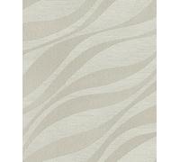 Rasch Sky Lounge 608021 Non-Woven Wallpaper in Grey with Waves and Iridescent Effect