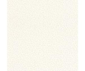 Rasch Sophia 710779 Non-Woven Wallpaper with Small Flower Vines in Silver on White 10.05 m x 0.53 m (L x W)