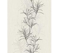 Rasch Tapeten Non Woven Wallpaper (Botanical) White 10,05 m x 0,53 m #ROCKNROLLE 536027