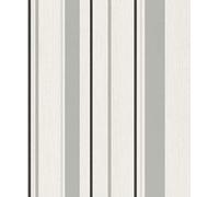 Rasch Tapeten Non Woven Wallpaper (Grafisch) White 10,05 m x 0,53 m #ROCKNROLLE 536256