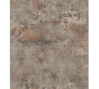 Rasch tesa Atlas 371512 Self-Adhesive Wallpaper Quick, Simple, Clean Industrial Concrete Look in Green and Brown Real Wallpaper