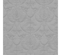 Rasch Trianon Luxury Damask Baroque Ornament Wallpaper Satin Effect Grey 532128