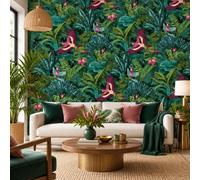 Rasch Tropical Rainforest Jungle Wallpaper - Green