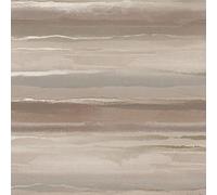 Rasch Mirage Horizon Storm Sunset Stripe Metallic Wallpaper - Dusky Rose 282985