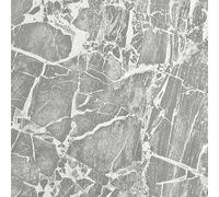 Rasch Vasari Enzo Carrara Marble Grey & White Wallpaper 538151