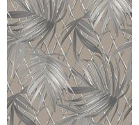 Rasch Vasari Paradise Palm Taupe Wallpaper 539554