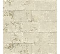 Rasch Wallpaper 248692 Concrete Brick Neutral