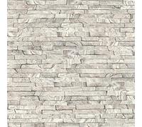 Rasch Wallpaper 278903 - Grey Wallpaper with Stone Look, Natural Stone Wall - 10.05 m x 0.53 m (L x W)