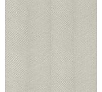 Rasch Wallpaper 720358 - Light Grey Non-Woven Wallpaper with Herringbone Pattern - Light Grey Silver Metallic