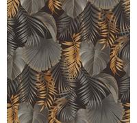 Rasch Wallpaper, Vinyl, Black-Gold