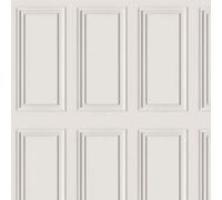 Rasch Wooden Dimension Panelling Effect Off-White Wallpaper 283265