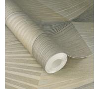 Rasch X Tesa Cairo Abstract Geometric 3D Effect Self-Adhesive Peel & Stick Textured Wallpaper, Grey