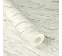 Rasch X Tesa Carrara Marble Self Adhesive Peel And Stick Textured Wallpaper, Grey
