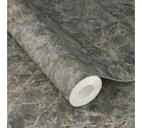 Rasch X Tesa Luxora Natural Stone Self Adhesive Peel And Stick Textured Wallpaper, Grey