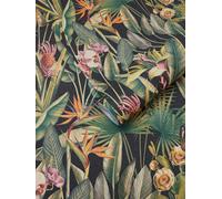 Rasch Zanzibar Black Heavyweight Vinyl Wallpaper, Black