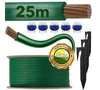 RASENFREUND Boundary Cable 25 m + 25 Ground Spikes + 5 Cable Connectors for Robotic Lawnmower Accessories Set Boundary Wire - Compatible with Gardena/Bosch/Husqvarna/Worx - Diameter 2.7 mm/Set
