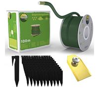 RASENFREUND Boundary Cable + 300 Ground Spikes + 30 Blades for Robotic Lawnmower Lawn Mower Lawn Robot Accessory Set 100 m + 300 + 30 Husq Green 100 m Set