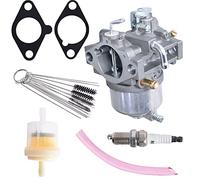 raseparter 15003-2509 2 Stroke Carburetor Replacement for Kawasaki Mule 2500 2510 1996-1999 Mule 2520 1997-2000 Carburetor Assembly with Gaskets Carbon Dirt Jet Cleaner Tool Kit