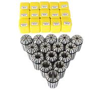 raseparter 15Pcs ER25 Spring Collet Set, Router Machine Collet Set Gripping Range: 2MM to 16MM for CNC Lathe Engraving and Milling Tool Workholding Chuck