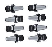 raseparter 8Pcs CAT40 ER32 Collet Chuck, 2.76 Inch Gage Length Milling Tools Collet Chuck, 5/8 Inch-11 Screw Thread Chucks Tool Holder