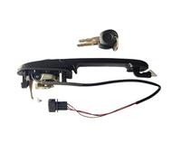 RASFHYG Auto Exterior Grip Compatible with VW for Passat for B4 1994 1995 1996 1997 Exterior Outside Door Handle with Lock with Line Front Left 3A0837206AS