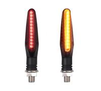 RASFHYG Flowing Turn Light Compatible with APRILIA For Shiver 750 For RS660 For RS125 For RSV4 For RSV4R Motorcycle Front or Rear Turn Signal Light Accessories(2Pcs Red to Yellow)