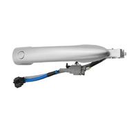 RASFHYG Outer Door Handle Compatible with for KOLEOS 2010 2011 2012 2013 2014 2015 2016 2017 2018 White Car Comfort Access Exterior Door Handle 80640JY01B