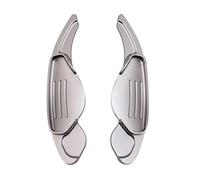 RASFHYG Paddle Shifter Compatible with The Range for Rover for Evoque 2012-2017 Car Steering Wheel Paddle Shifter Extender and Interior Trim(Grey)