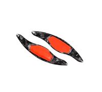 RASFHYG Paddle Shifter Extensions Compatible with Kia for Stinger GT1 GT2 GT for Hatchback 2018 2019 2020 2021 2022 Carbon Fiber Car Parts Steering Wheel Paddle Extension Shifter(Forged Pattern)