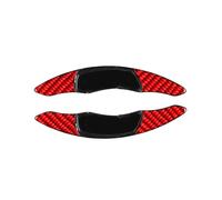 RASFHYG Paddle Shifter Extensions Compatible with Toyota for GT86 2012-2015 Extension Shift Cover Car Steering Wheel Controller Shift Paddle Extension Parts Accessories(Carbon Fiber Red)