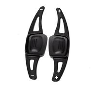 RASFHYG Paddle Shifter Extensions Compatible with VW for Passat for Atlas for Teramont 2018 2019 2020 Aluminum Extension Shift Cover Car Steering Wheel Shift Paddle Extension(Black)